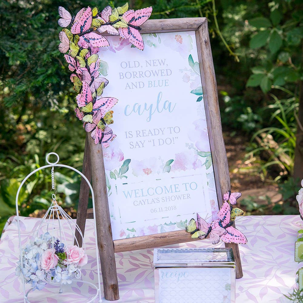 Weddingstar Inc. - Wholesale Chalkboard - Self Standing Chalkboard Sign With Rustic Wood Frame2