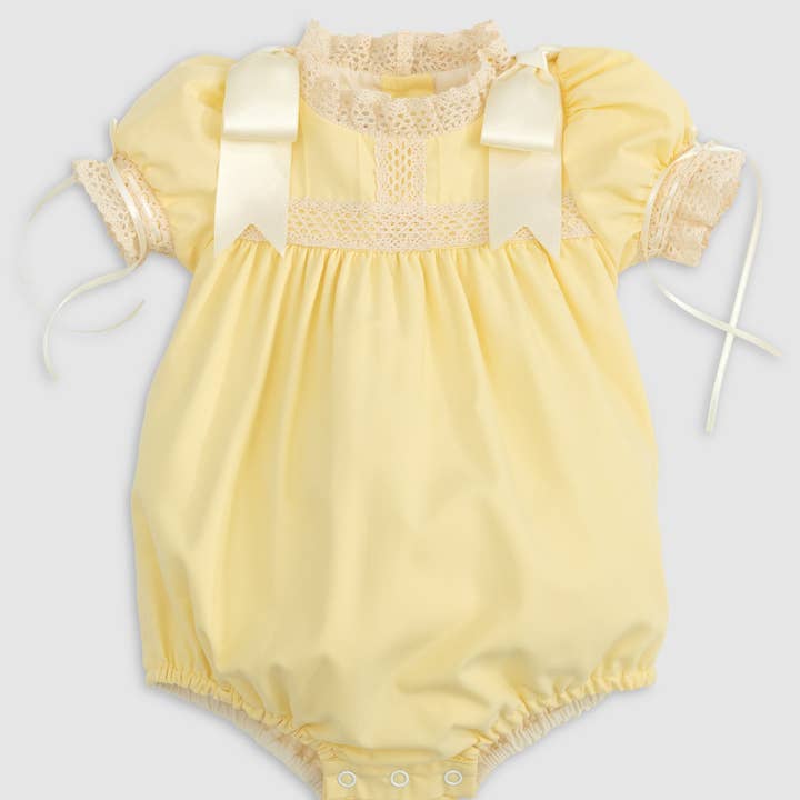 Posh Pickle - Wholesale Bodysuit (Non-Footed) - Baby - Bristol Yellow Heirloom Bubble9