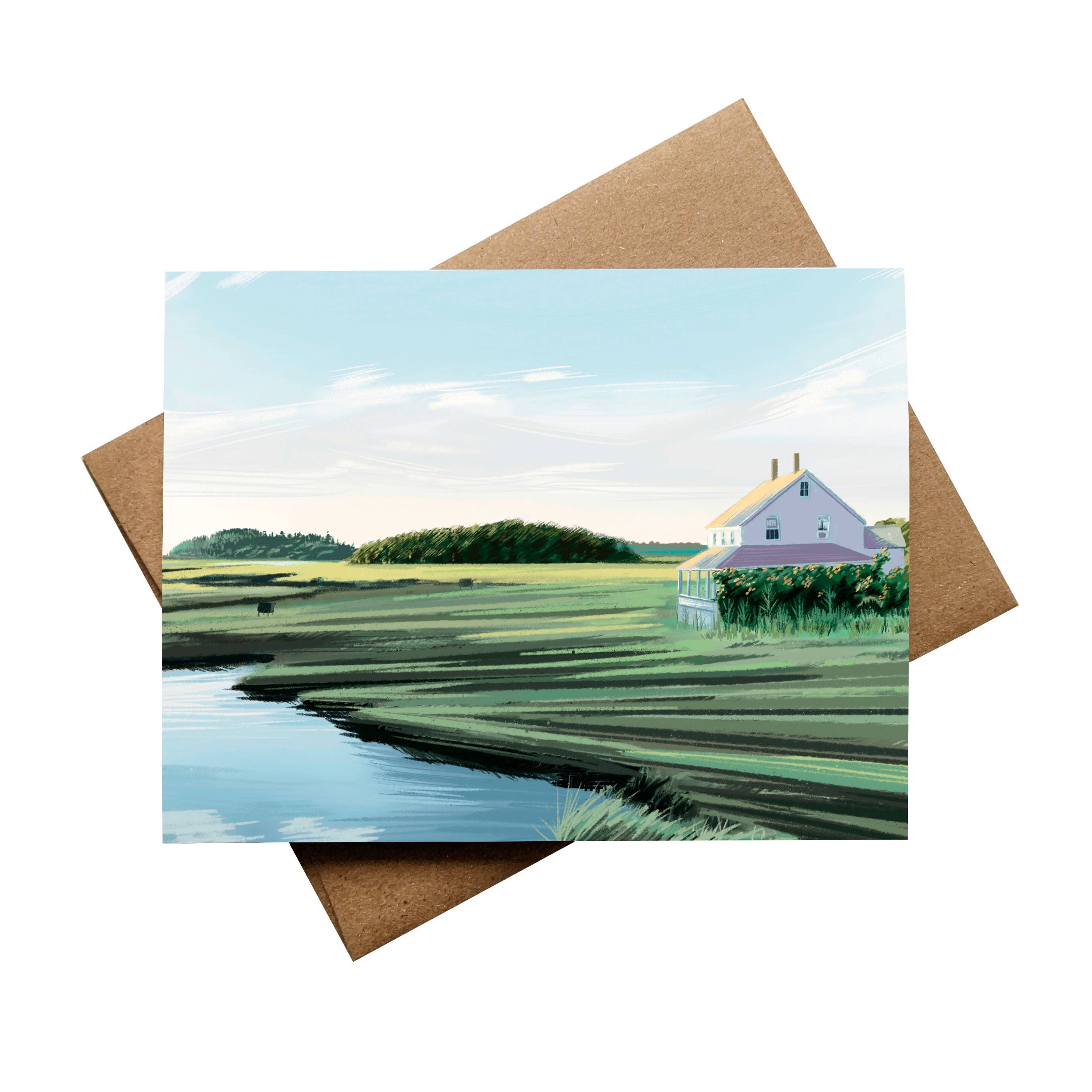 Kat Maus Haus Illustration - Wholesale Stationery/Notecard Set - Scenes of Massachusetts Notecard Set4