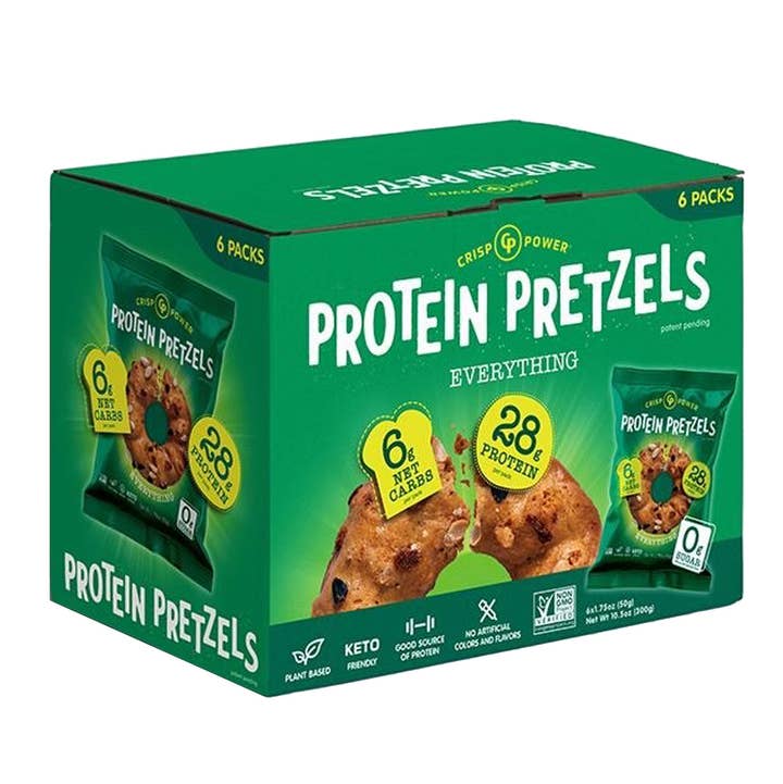 Crisp Power - Wholesale Pretzels - Protein Pretzel Everything