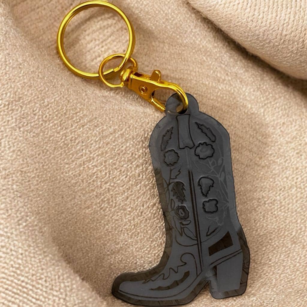 GoneWestDesigns - Wholesale Sleutelhanger - Dames - Western sleutelhanger met cowboylaars en bloemenmotief10