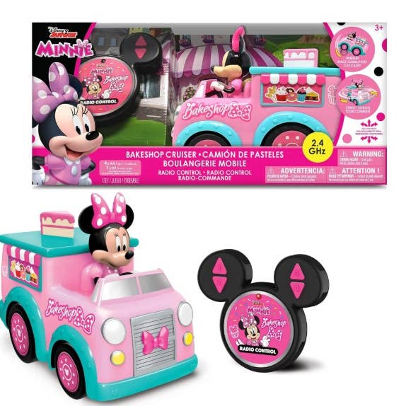 Jam'n Products - Wholesale Toy Car/Truck - Kids - DISNEY 9" MINNIE MOUSE BAKE SHOP REMOTE CONTROL VEHICLE