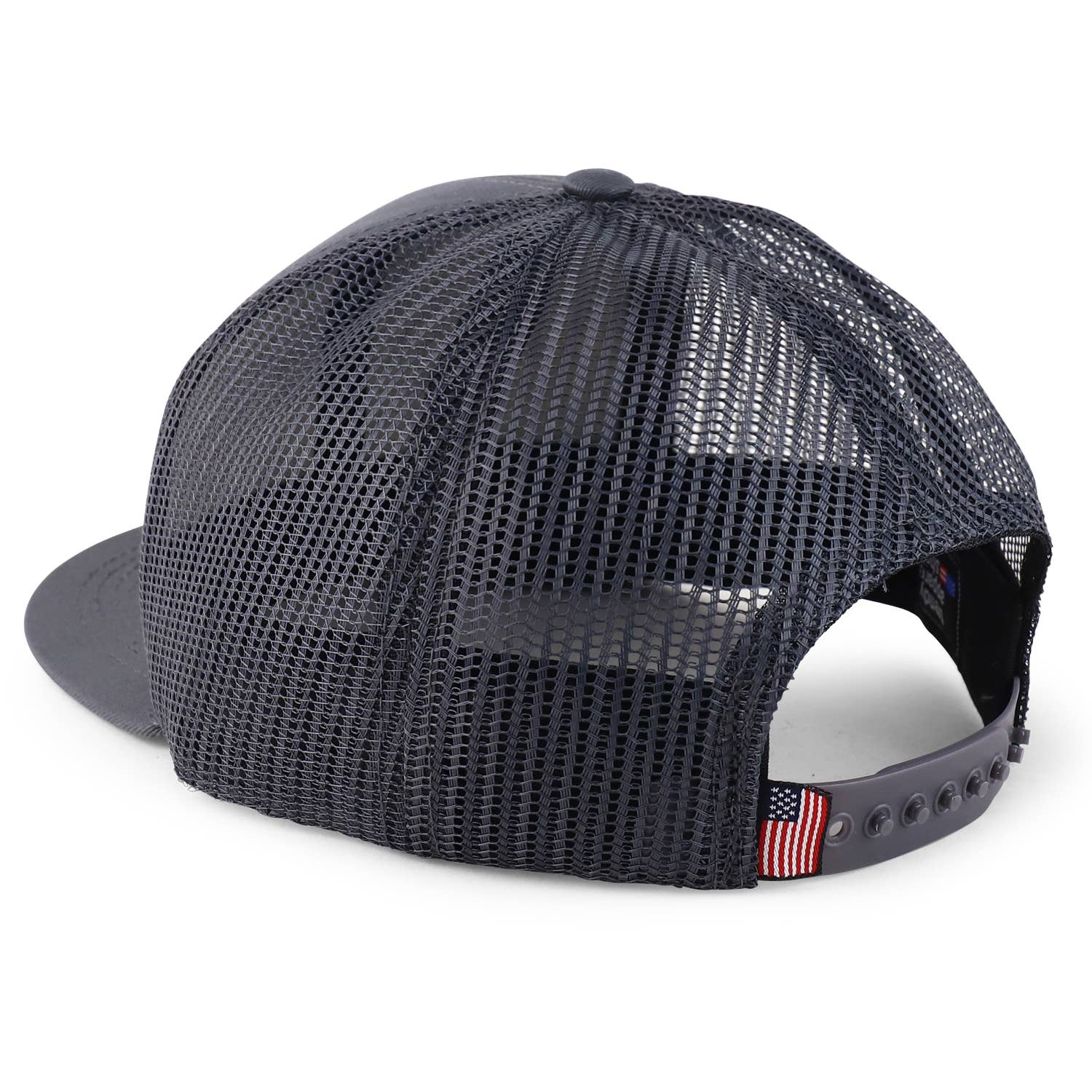 Trendy Apparel Shop - Wholesale Snapback pet - Uniseks - Gemaakt in de VS Gestructureerde platte Snapback Mesh-achterkant met 6 panelen6