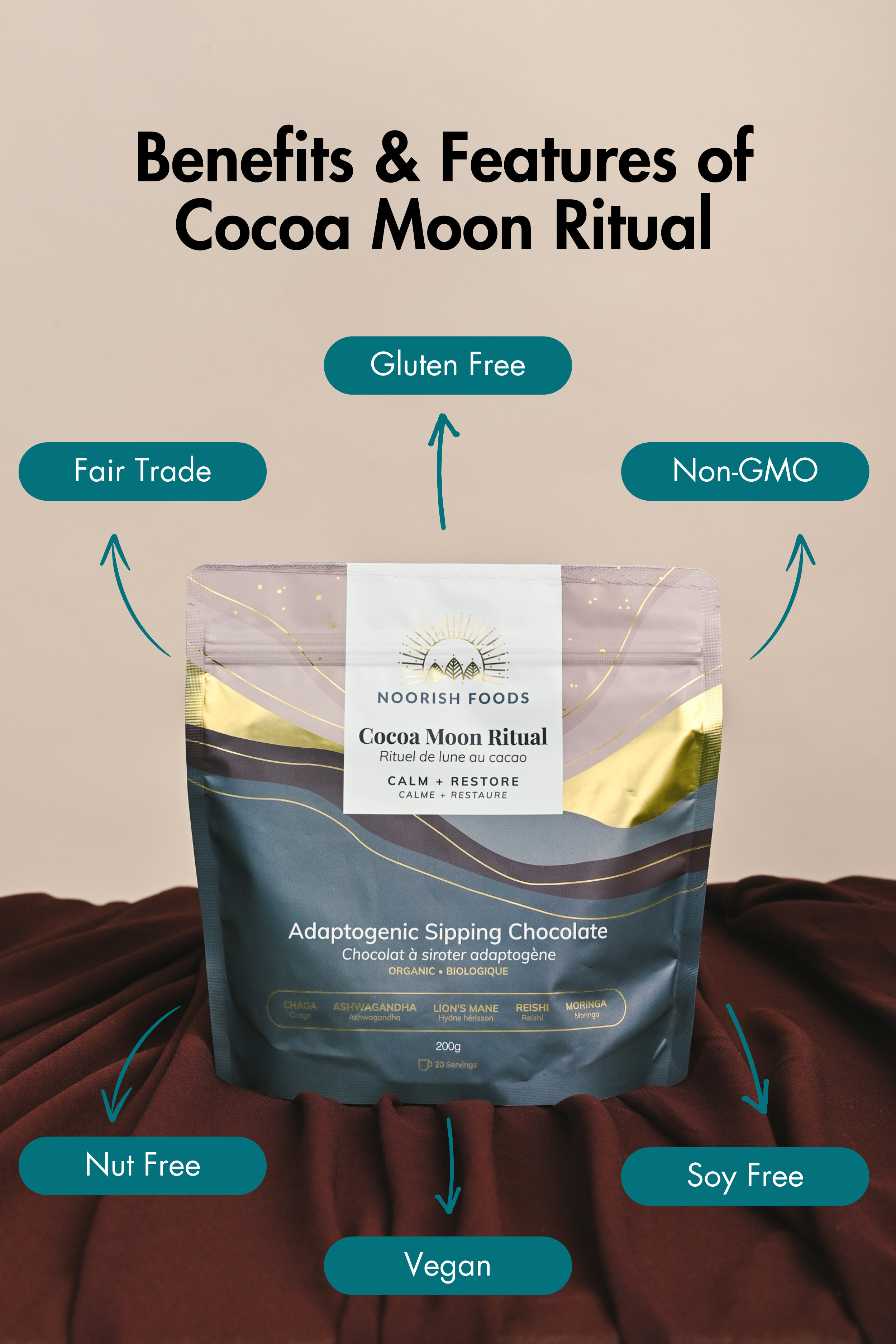 Noorish Foods - Wholesale Hot Cocoa Mix/Kit - Cocoa Moon Ritual™2
