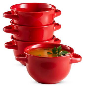 Mini Wok Dish, Cherry Red, 40 oz, Set of 2 – kook