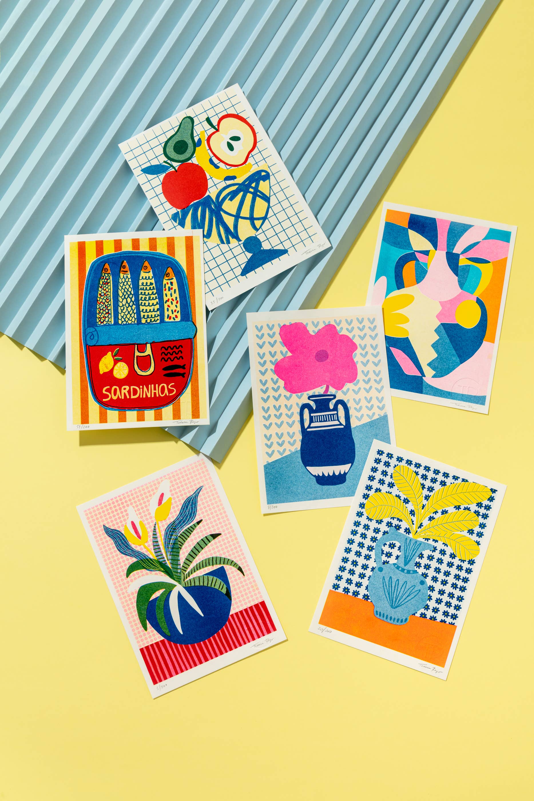 Teresa Rego - Wholesale Art Print - Risoprint Sardinhas5