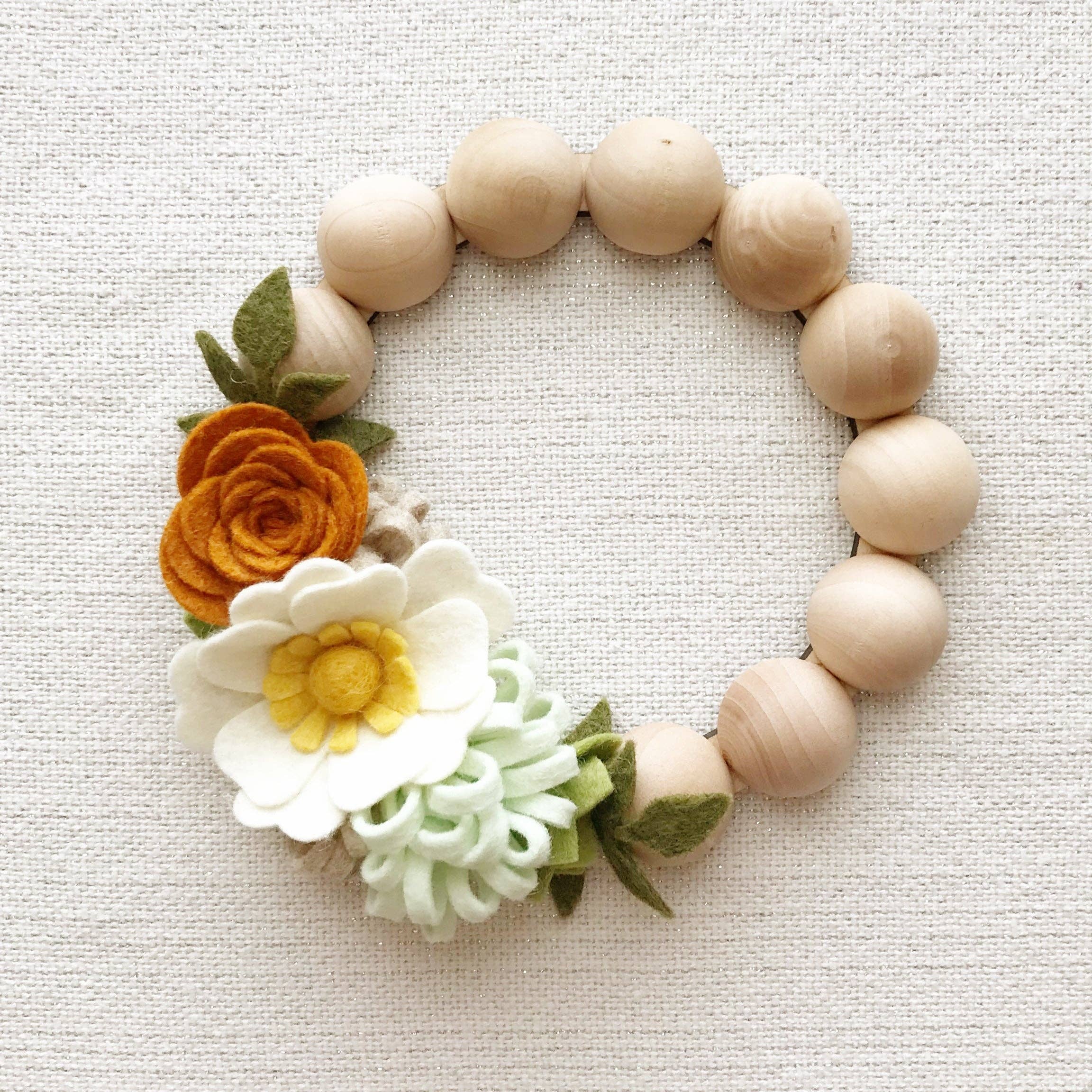 Heartgrooves Handmade - Wholesale DIY Craft Kit - Mini Felt Flower Craft Kit | Autumn Succulent5