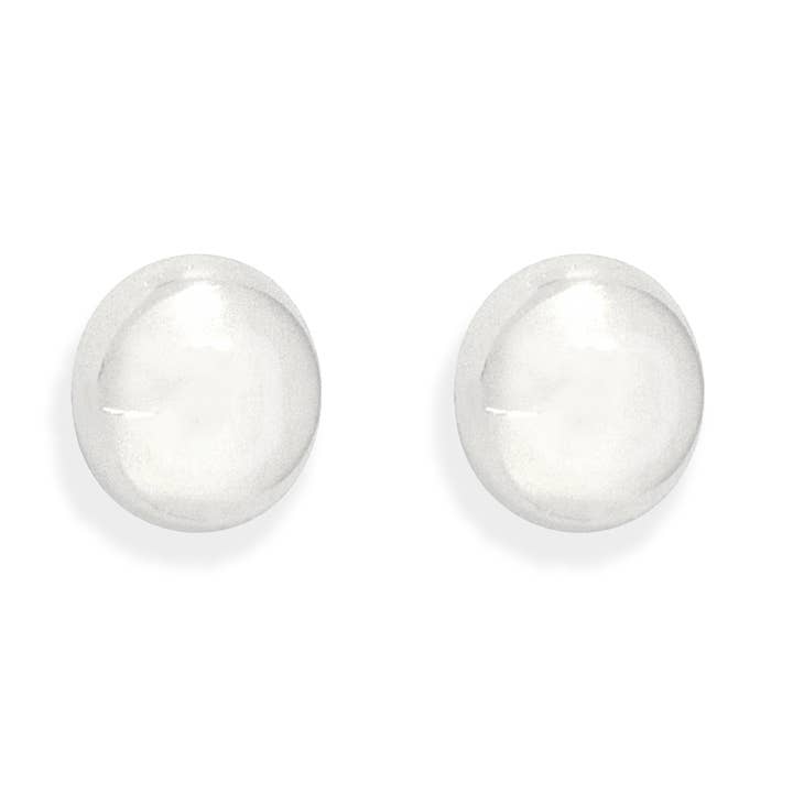 MARYLYN SILVER DOME EARRINGS for wholesale by MAI DESIREE