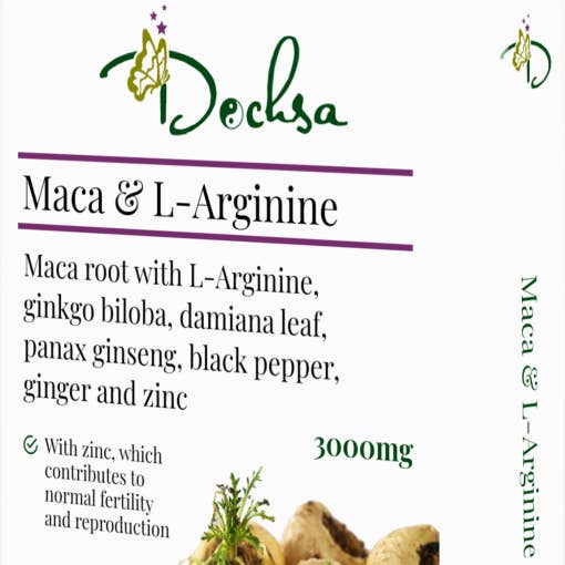 Dochsa Ltd - Wholesale Oral Supplement/Vitamin - Maca & L-Arginine 90 capsules - Balance2