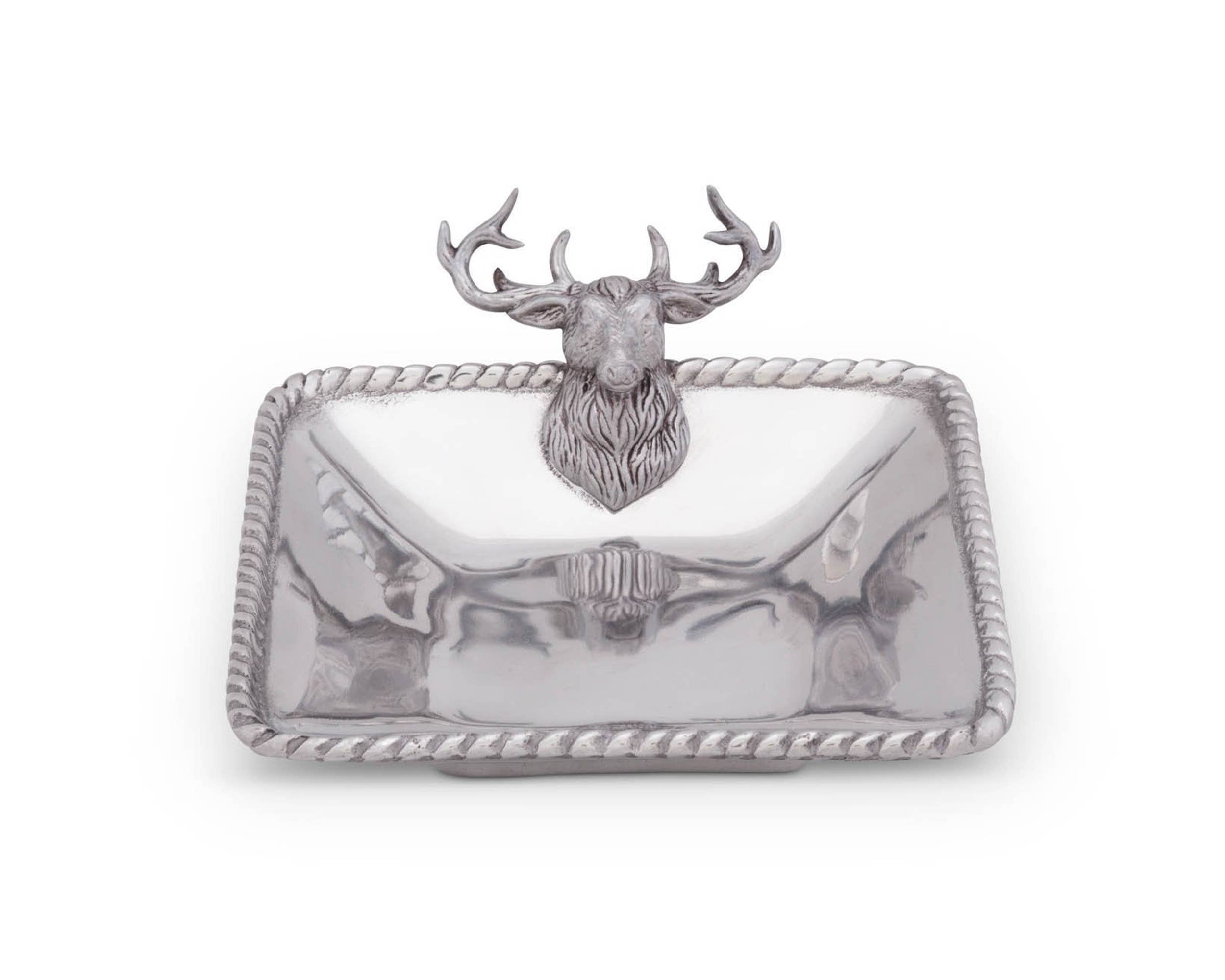 Arthur Court – wholesale Decorative plate/dish/bowl – Elk Head Nut Bowl2