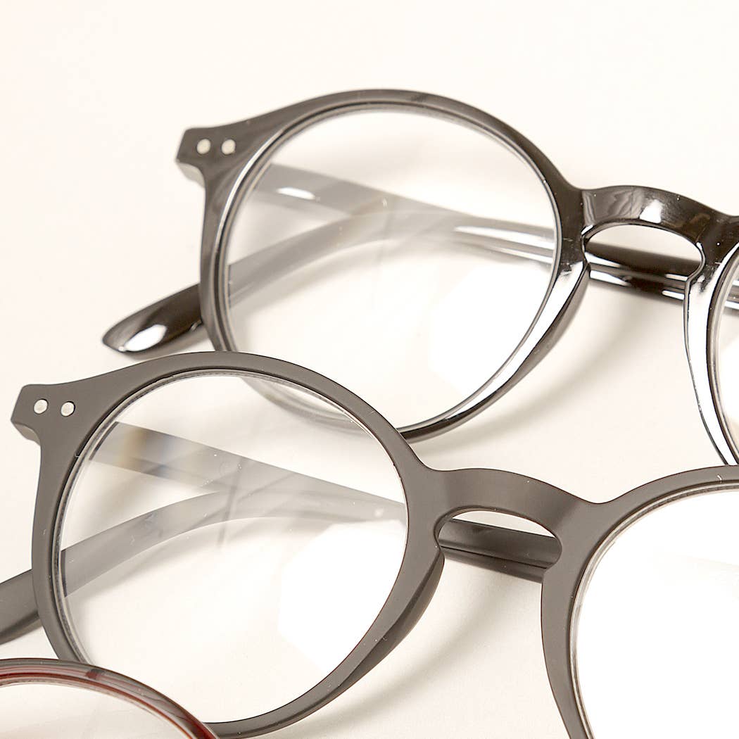 12 ASSORTEREDE FARVER Unisex Camo Mønster Runde Læsebriller for engroshandel på Faire7