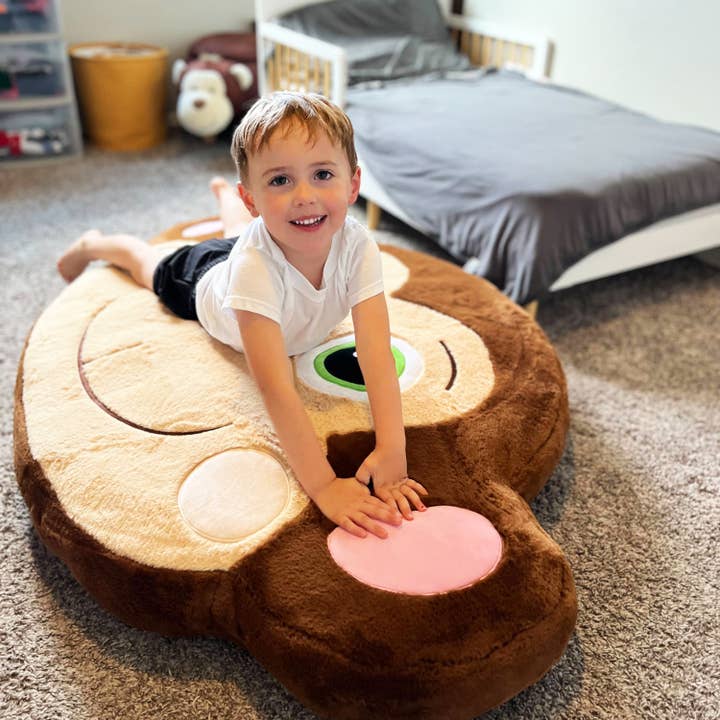 Salus Brands - Wholesale Floor Pillow - Comfy Monkey Fluffy Floor Cushion