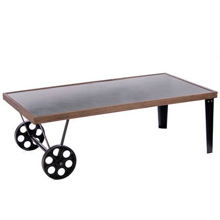 RECT MTL/WOOD KD COFFEE TABLE for wholesale by Willow Group