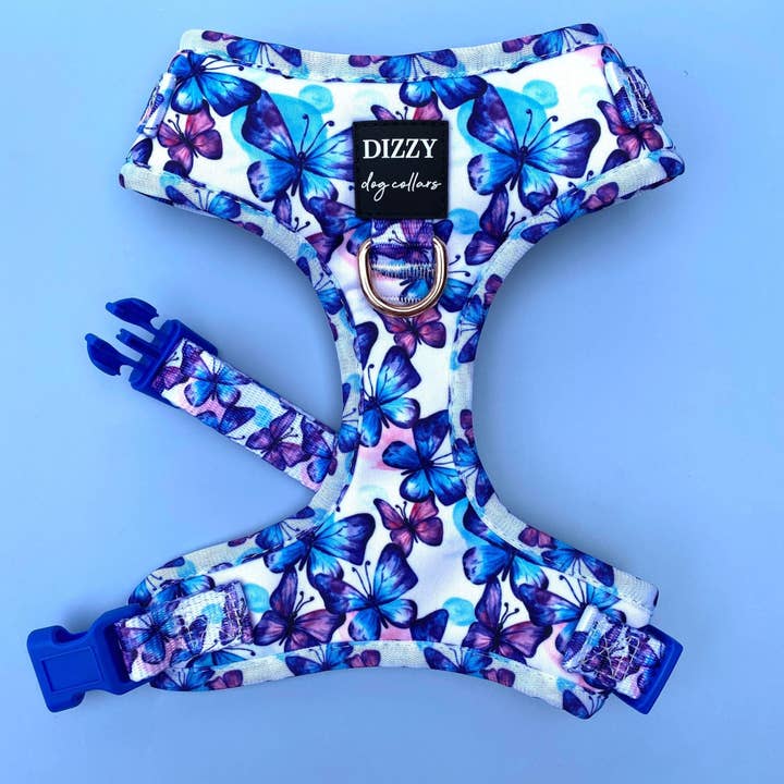Dizzy Dog Collars - Wholesale Pet Harness - Dog - DOG HARNESS | Butterfly Ballet | Neck Adjustable Dog Harness3