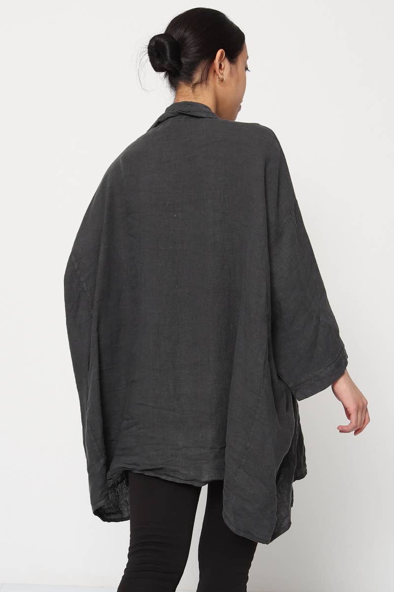 LÉA & LUC - Wholesale Button Down Shirt - Women's - 100% Linen Shirt REF. 285890