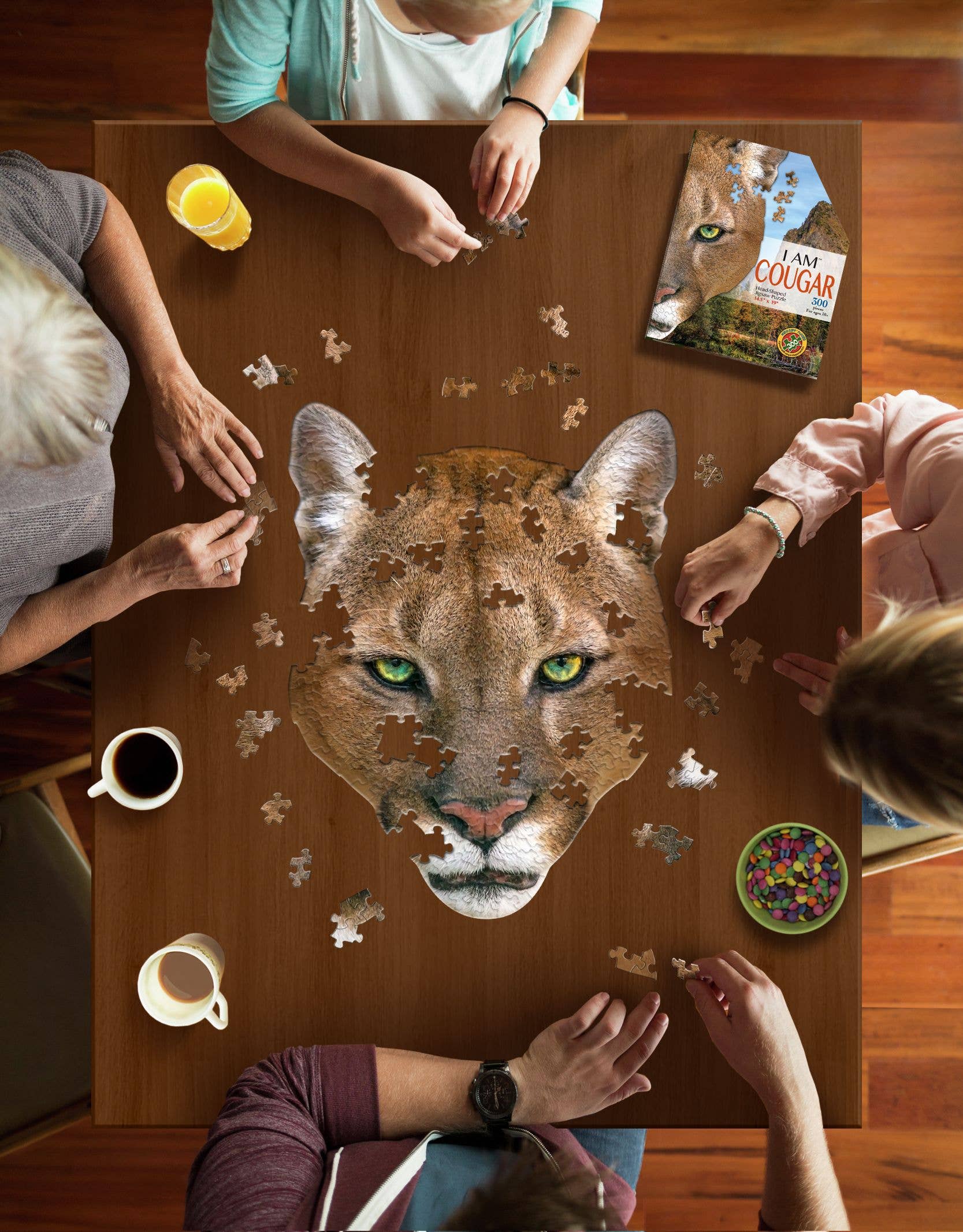 Madd Capp Games & Puzzles - Wholesale Puzzle - Adult - I AM Cougar 300 piece jigsaw puzzle - gift4