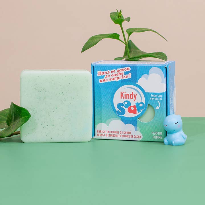 Kindy Green Kids Surprise Soap for wholesale by Kindy Soap