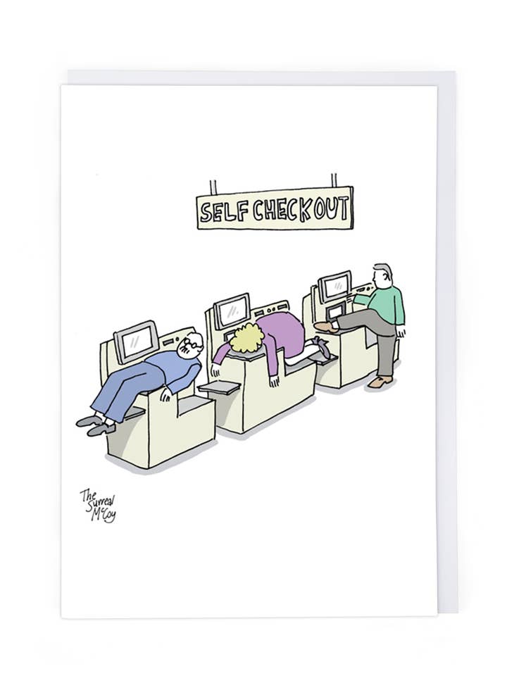 Biglietto di auguri con pagamento automatico per la vendita all'ingrosso da parte di Cath Tate Cards