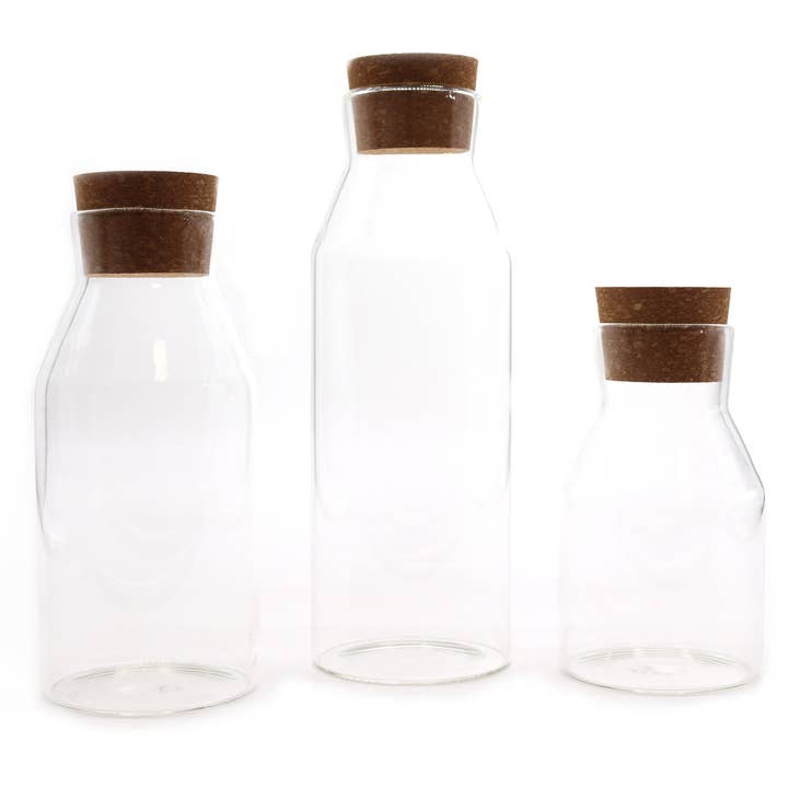 AW Artisan - Wholesale Jar - Glass Jar with Cork - 15 cm1