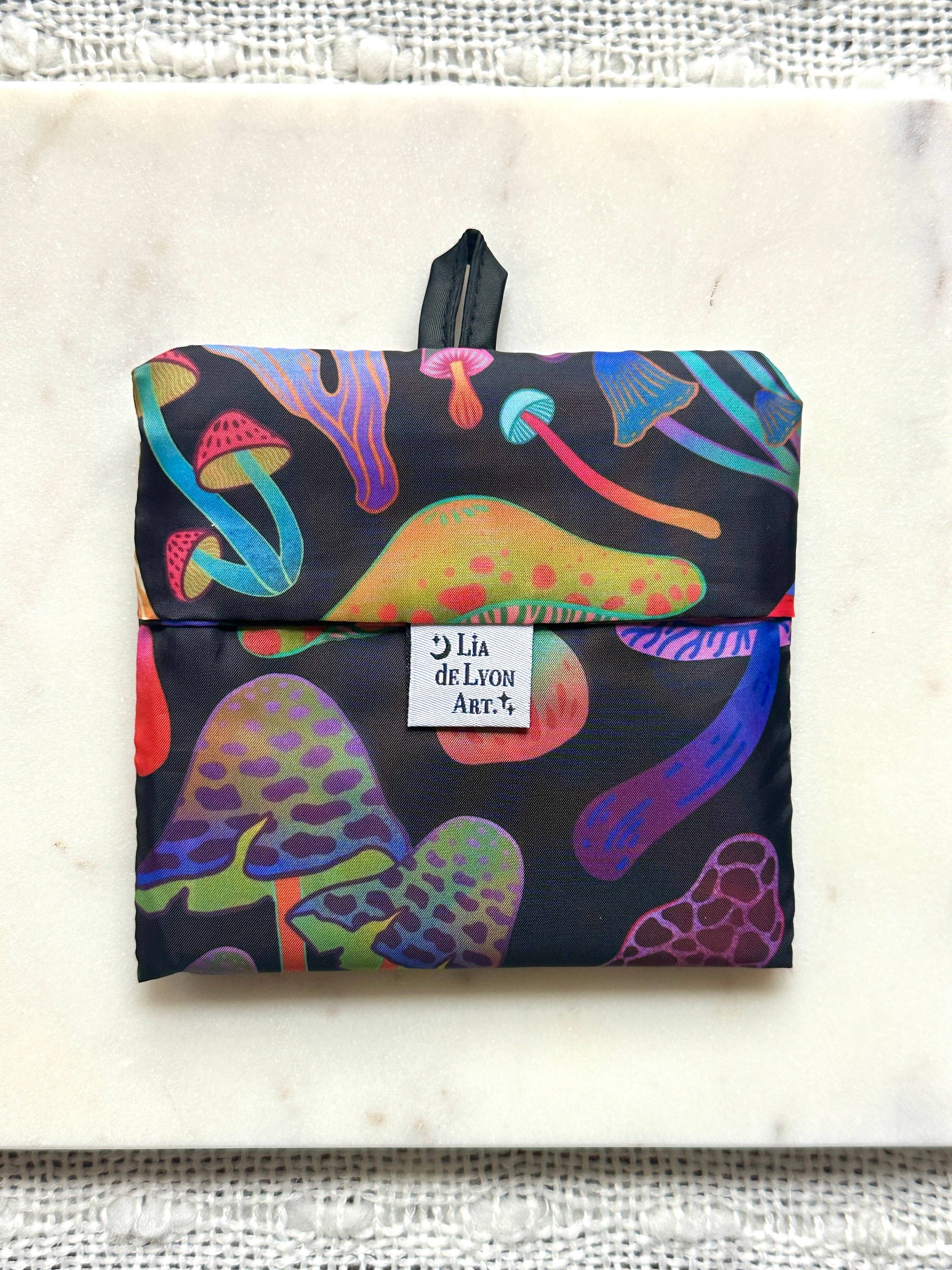 liadelyonart - Wholesale Grocery/Shopping Bag - Funky Mushroom Reusable Tote Bag17