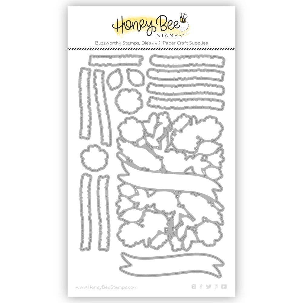 Honey Bee Stamps – material para artesanato por atacado – Bountiful Banner - Honey Cuts - Cortantes Coordenados6