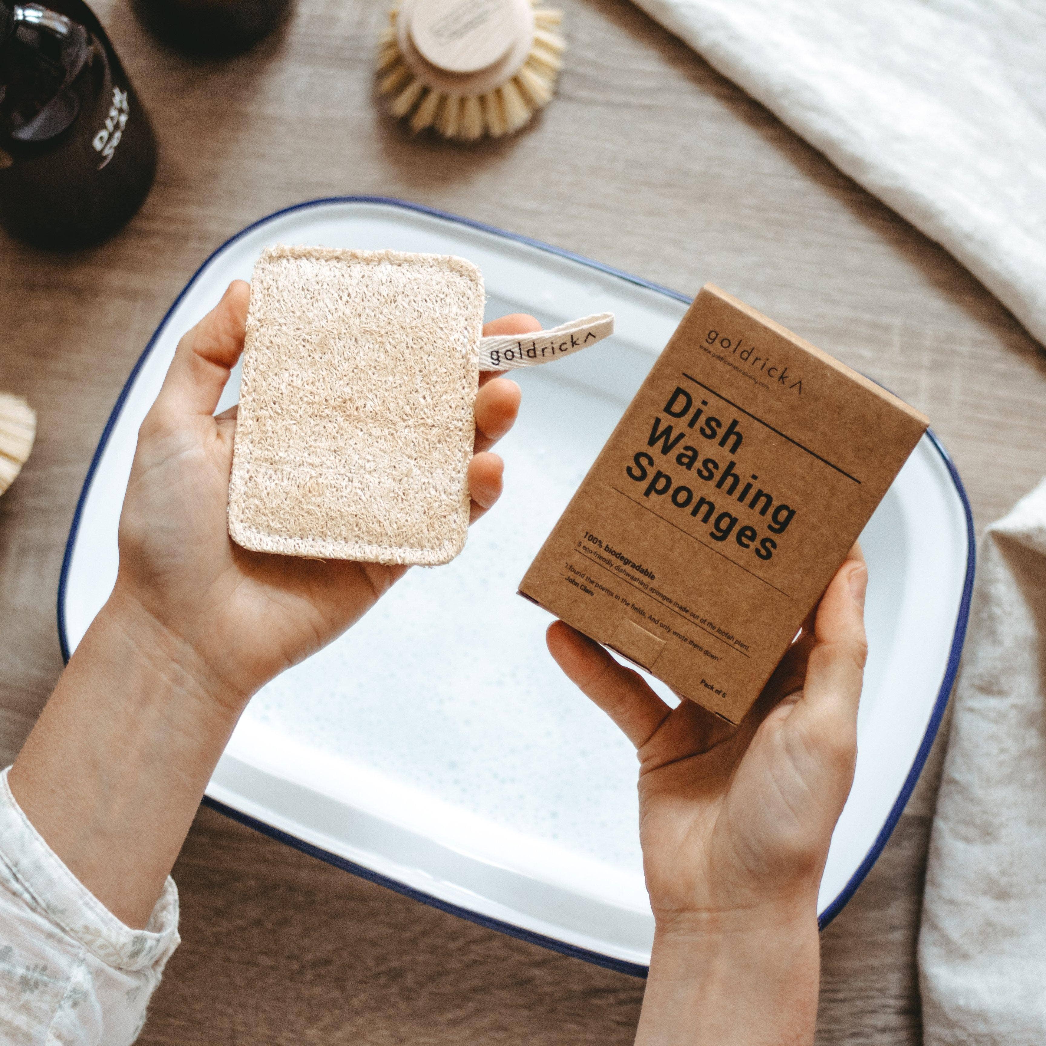 Goldrick Natural Living - Wholesale Cleaning Sponge - Loofah Dishwashing Sponge2