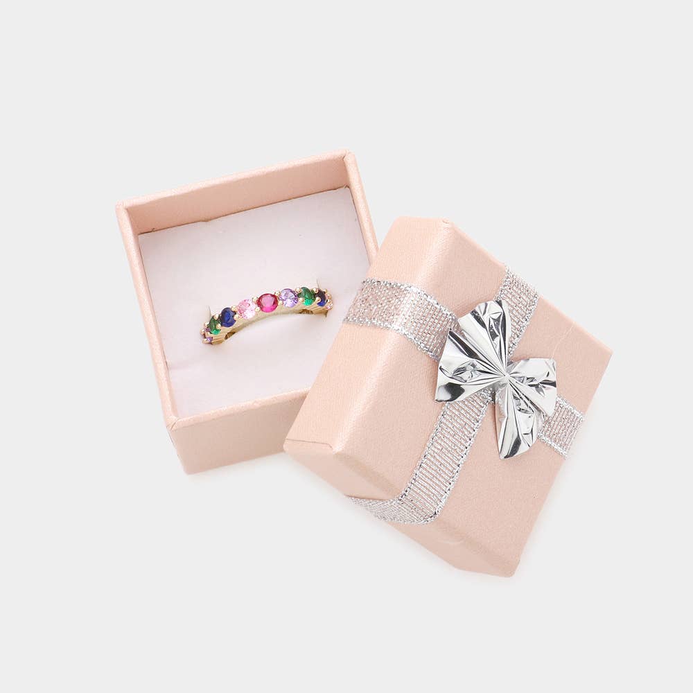 Sensibling Corp. - Wholesale Gift Box - 12PCS - Simple Bow Deco Square Gift Boxes1