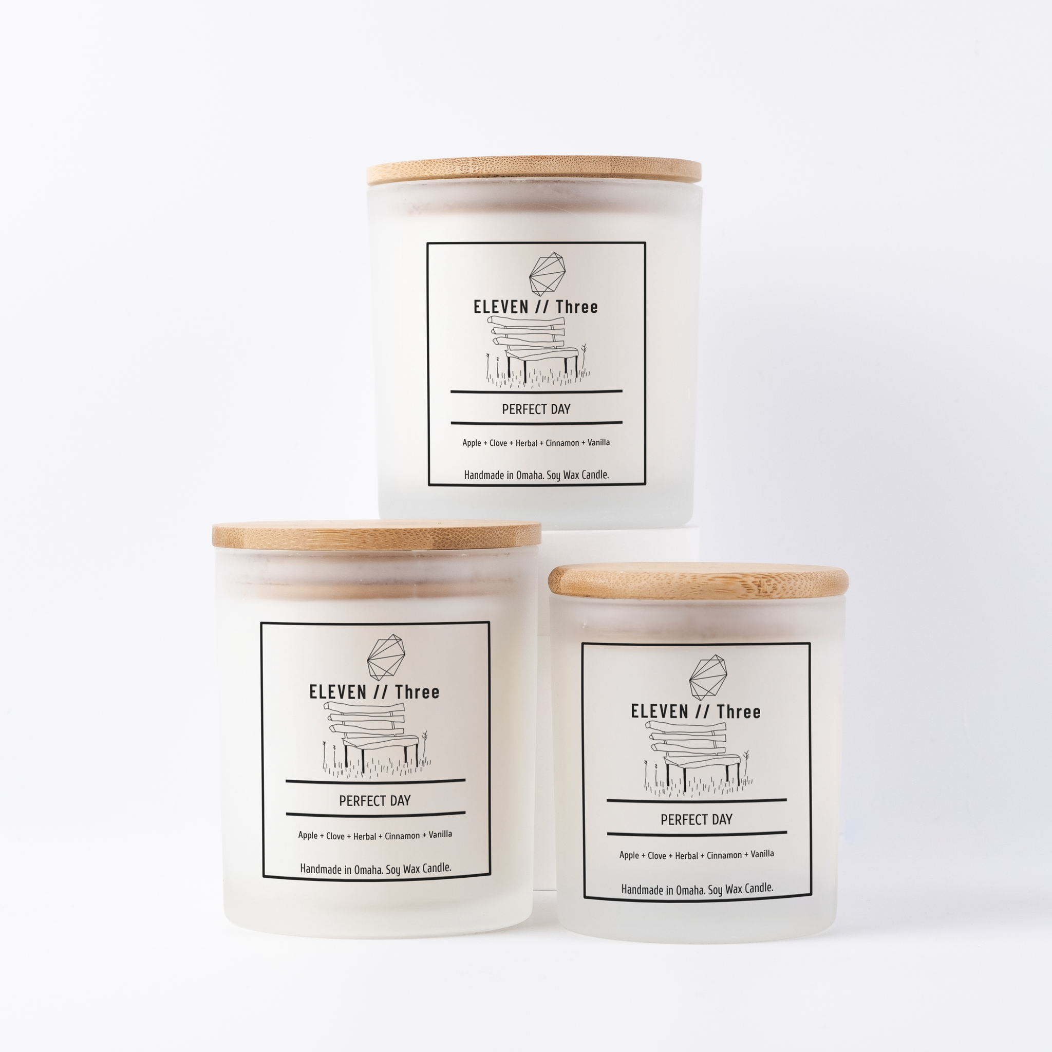 ELEVEN//Three - Wholesale Jar/Filled Candle - PERFECT DAY1