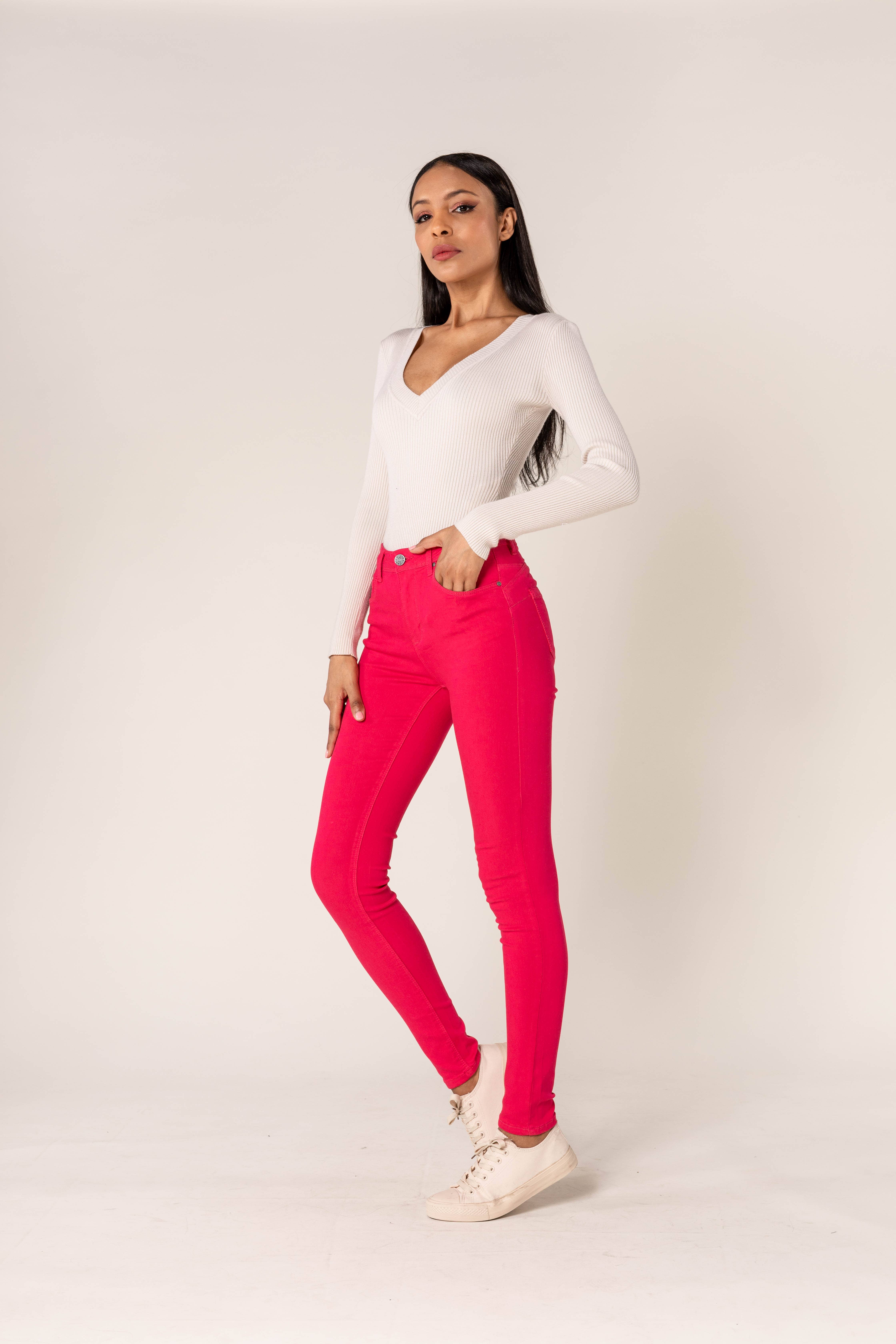 Nina Carter - Wholesale Jeans - Women's - Skinny Push Up Comfortable High Waist Super Stretch P10653