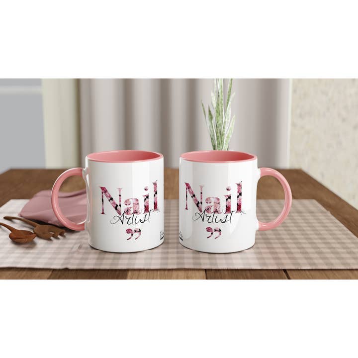 Doriana Cosmetics GmbH - Wholesale Coffee Mug - NailArtist - ceramic mug 11oz pink4