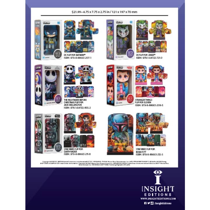Insight Editions - Wholesale Book - Kids - Star Wars Flip Pop: Darth Vader (pop-up figure + booklet)