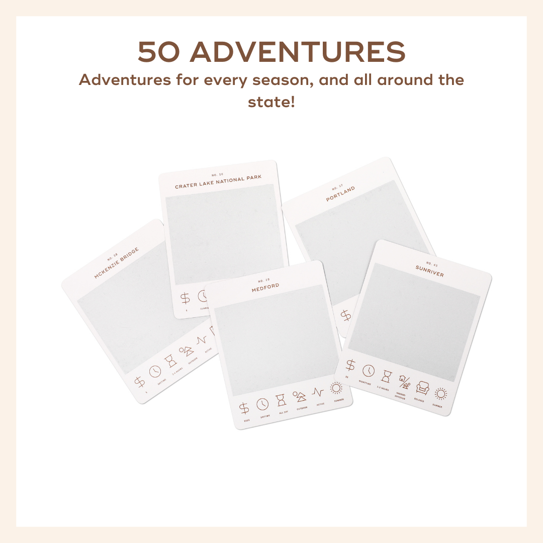 Reach International Outfitters - Wholesale Card Game - Oregon Adventure Bucket List8