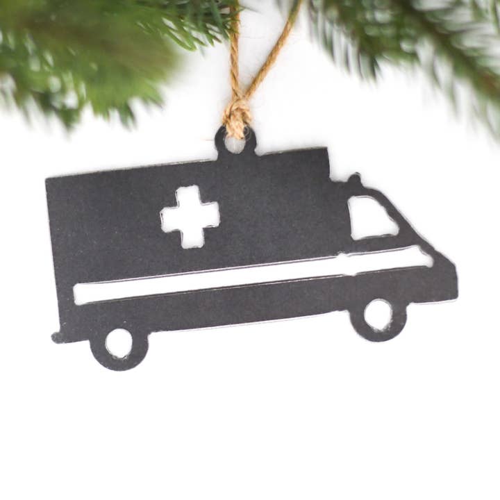 Keystone Steel Co. - Wholesale Ornament - Ambulance Ornament