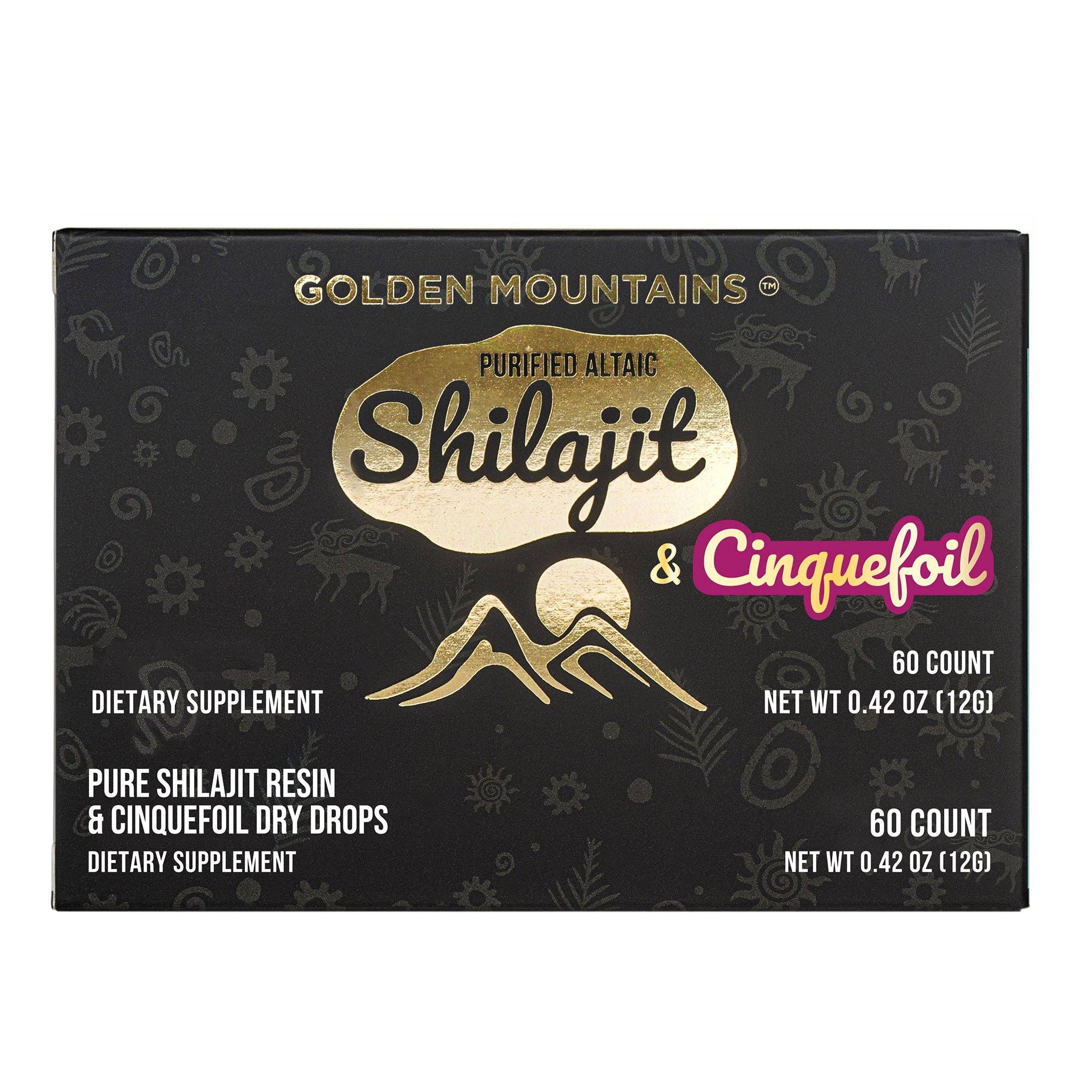 SiberianGreen - Wholesale Oral Supplement/Vitamin - Siberian Green Pure Altai Shilajit Resin w Cinquefoil Herb Extract – 180 Dry Drops (3-Pack)2