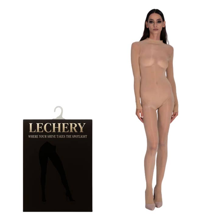 Glänsande Skir Kroppsstrumpa för wholesale av LECHERY