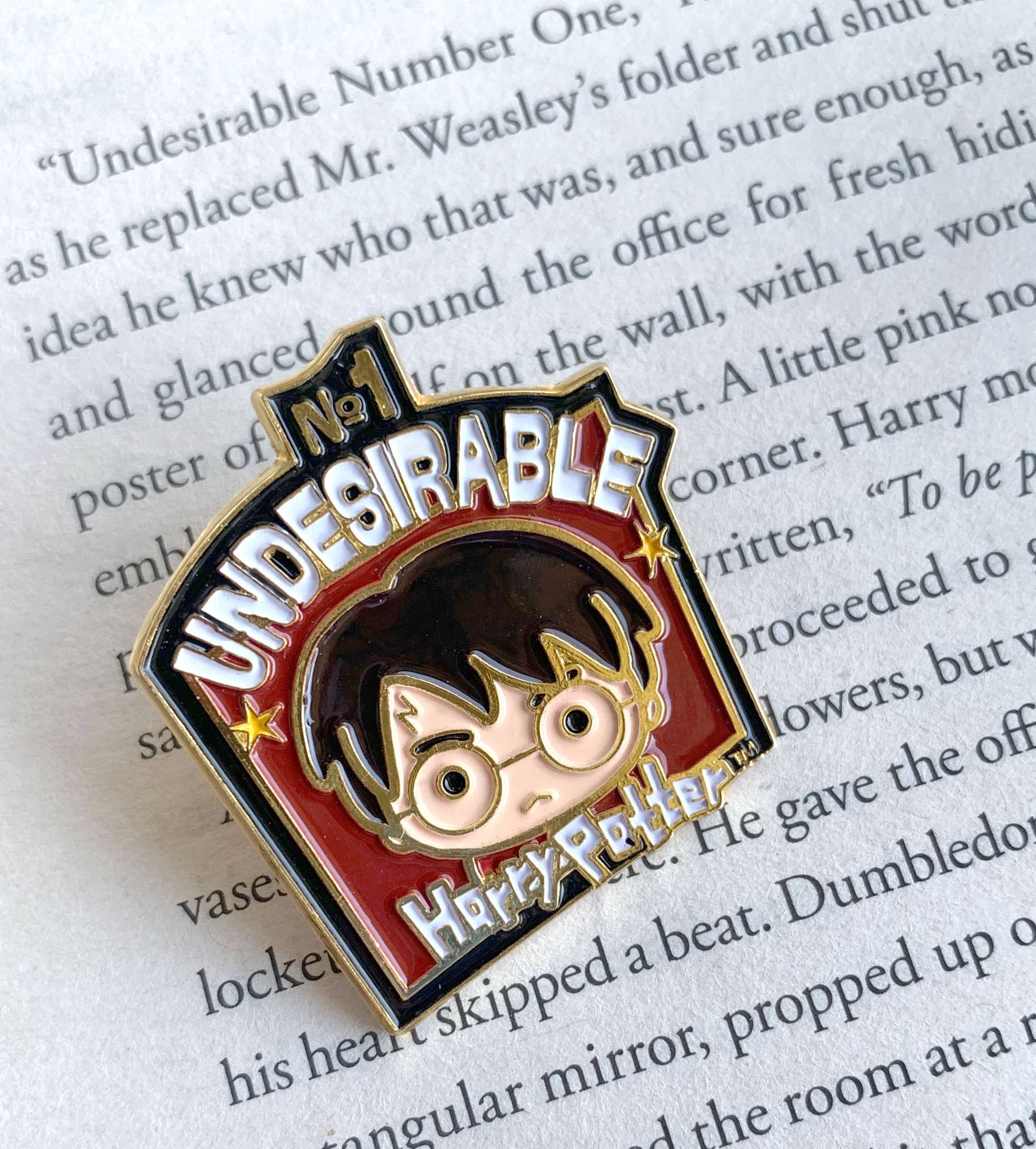 Paper House Productions - Wholesale Lapel Pin/Button - Harry Potter Chibi - Undesirable Enamel Pin2
