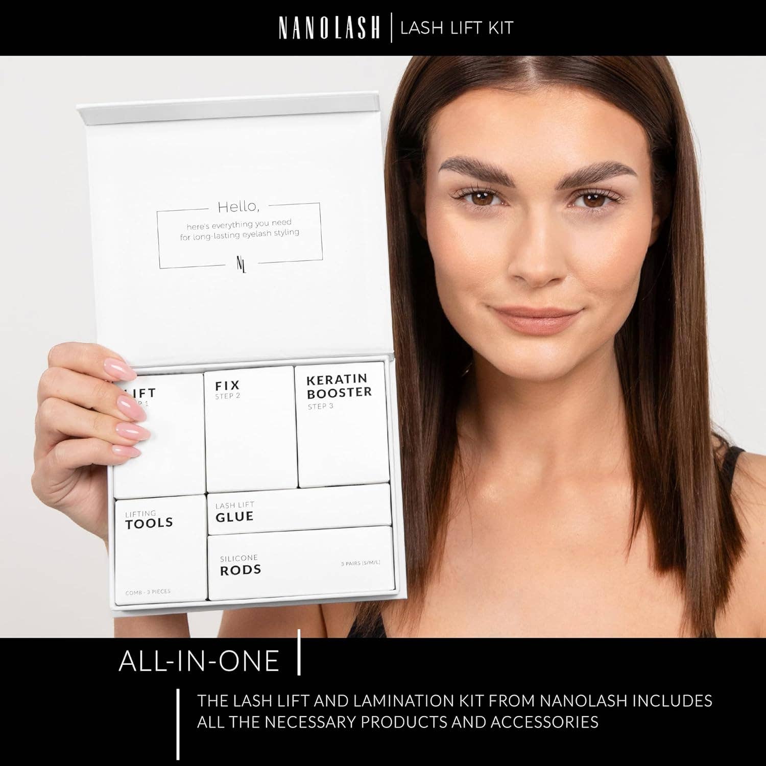 Beauty Goddess - Wholesale Eyelash/Brow Serum - Nanolash Lash Lift Kit - professional eyelash lifting kit, DIY kit for eyelash lifting at home and in the salon, DIY eyelash lamination, lash curling kit7