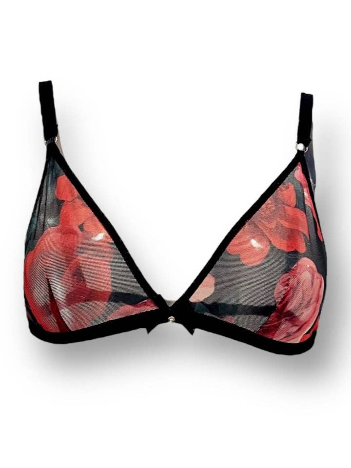 Soutien-gorge triangle Rosie pour la vente par Abigail Walker lingerie