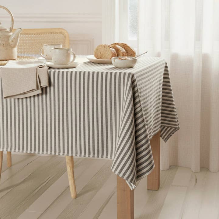 Happyfriday - Wholesale Tablecloth - Horizon Black Coat1