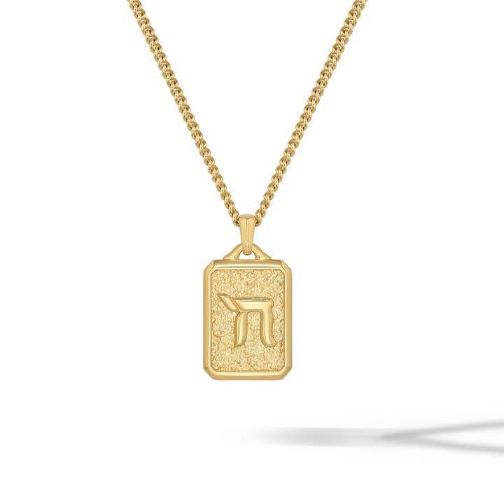 Chai Pendant - 14K Gold for wholesale by Vincero