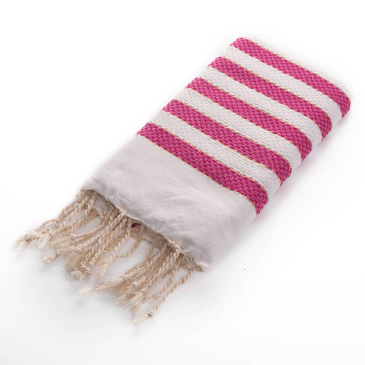 ArtisaLand - Vendita all'ingrosso Telo mare - Telo da spiaggia Fouta SAINT TROPEZ 1mx2m - 100% cotone