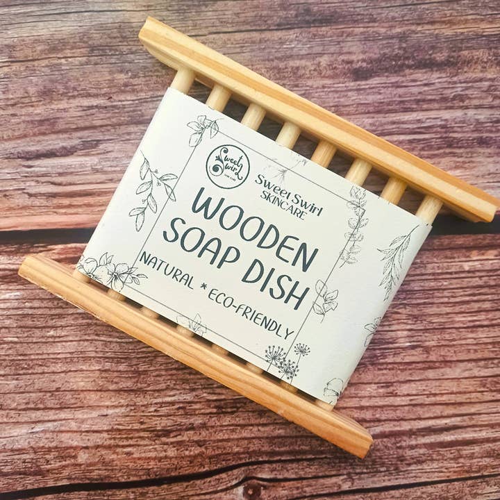Wooden soap dish for wholesale by Sweet swirl