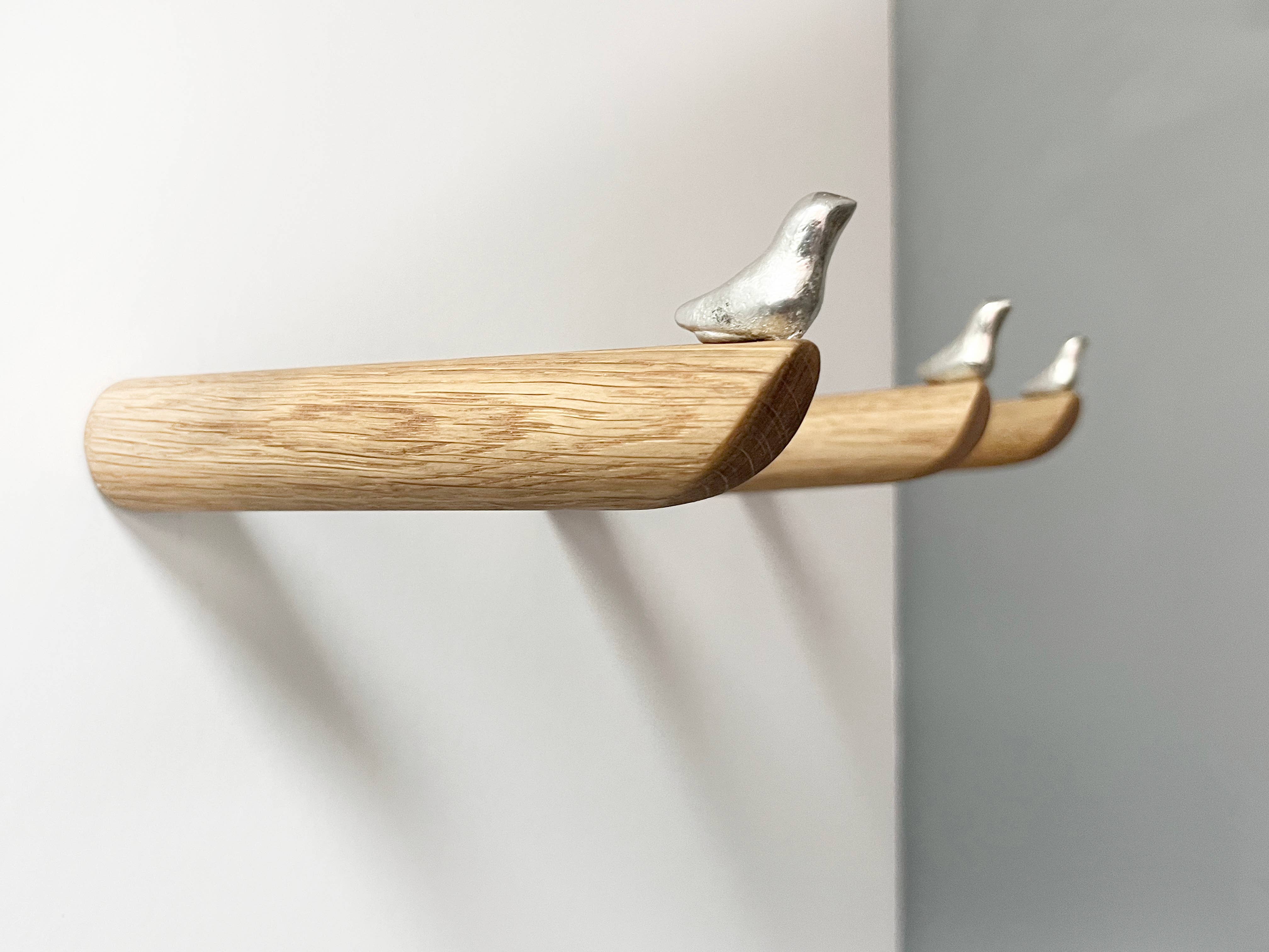 Formpoet - Wholesale Wall Hook - Bird - Coat Hook made of Oak Wood and Tin 130mm8