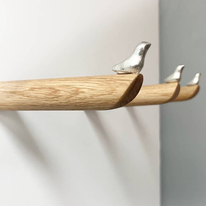 Formpoet - Wholesale Wall Hook - Bird - Coat Hook made of Oak Wood and Tin 130mm8