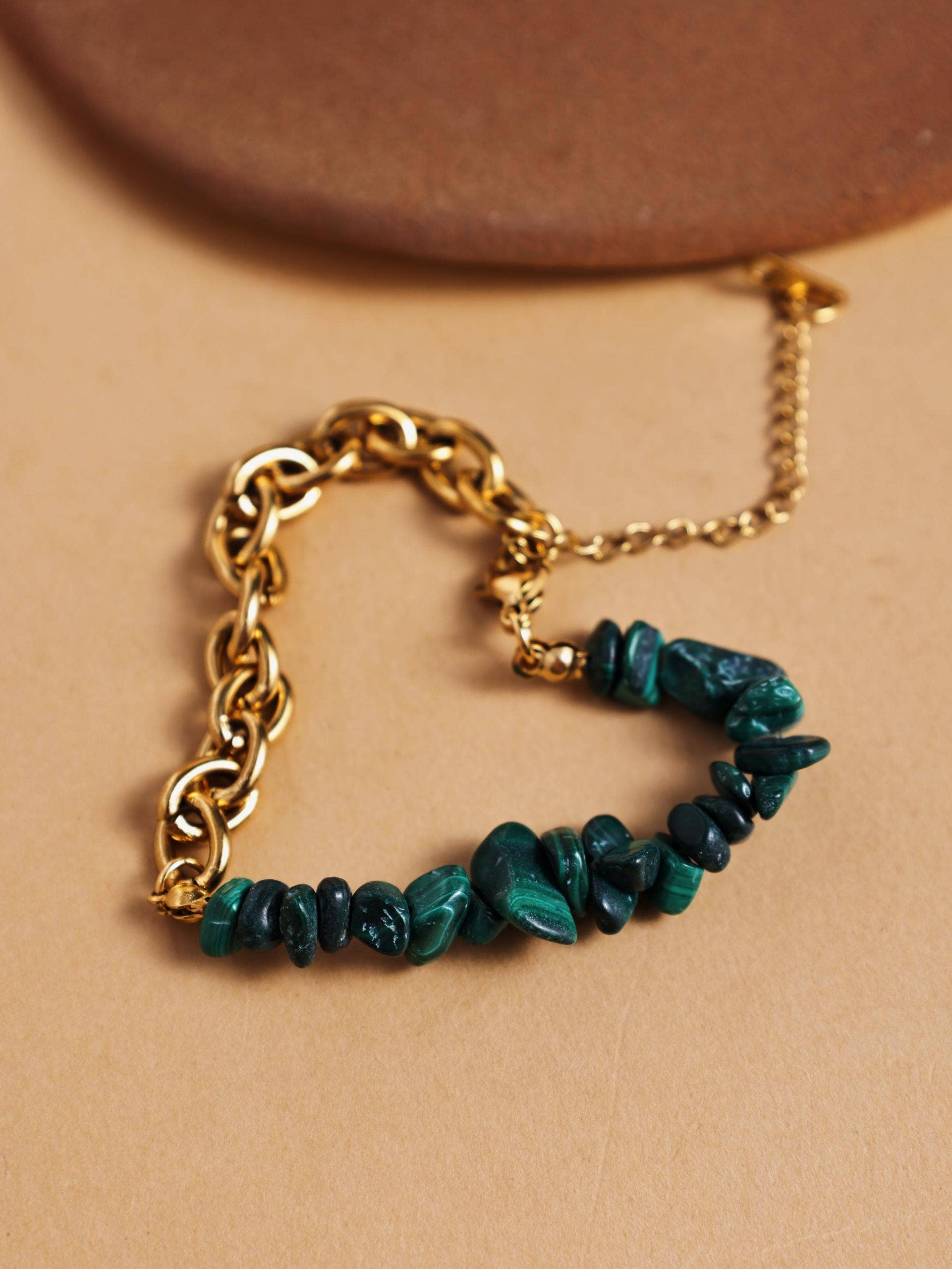 Revelari - Wholesale Link & Chain Bracelet - Irregular Stone Chunky Chain Bracelet2
