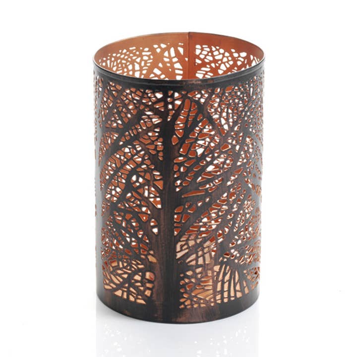 Medium River Birch Lantern for wholesale by SERRV International
