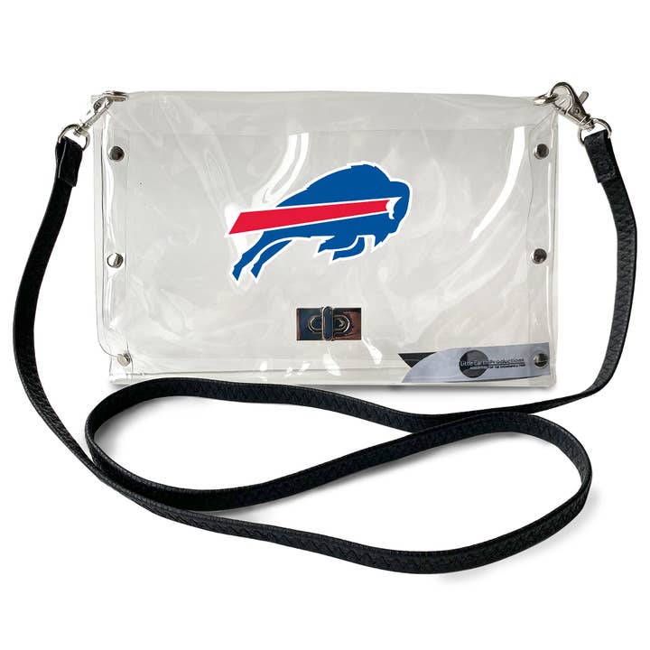 Porte-monnaie à enveloppe transparente de la NFL Buffalo Bills pour la vente par Little Earth Productions