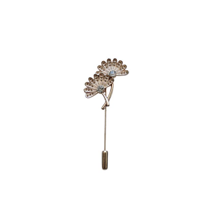 Gold Plated Lapel Pin Brooch for wholesale by Tie Mood