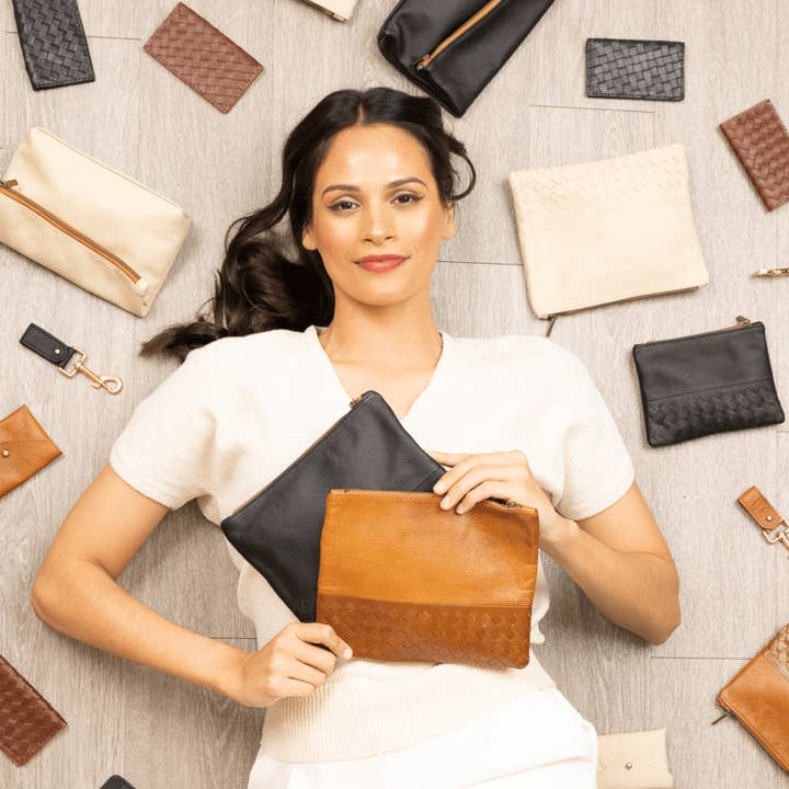 Deux Mains: Haiti Fair Trade - Wholesale Pouch - Women's - Woven Large/Small Pouch21