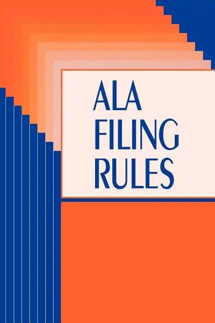 Books by splitShops - Wholesale Reference - ALA Filing Rules - Paperback0